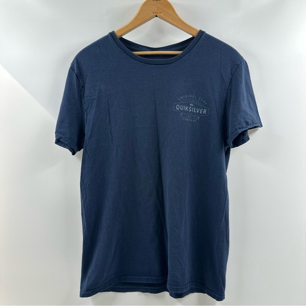 Quiksilver Navy Blue T-Shirt – Unisex Size Medium